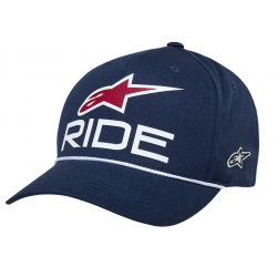 Sapca ALPINESTARS CRV BILL SNP RIDE COMP NAVY/WHITE Sapca ALPINESTARS CRV BILL SNP RIDE COMP NAVY/WHITE
