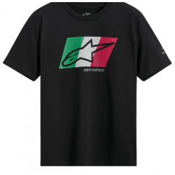 Tricou moto ALPINESTARS SS CSF GLOBAL BLACK/GREEN/WHITEH/RED Tricou moto ALPINESTARS SS CSF GLOBAL BLACK/GREEN/WHITEH/RED