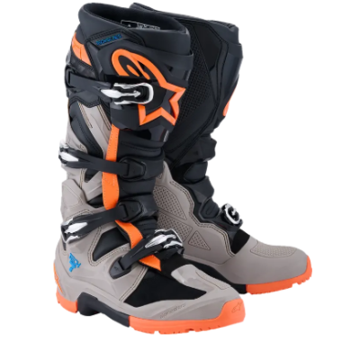 Cizme motocross ALPINESTARSECH 7 ENDURO BK/WRM GRY/ORG FL 7