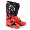 Cizme motocross ALPINESTARSECH TECH 7 BLK/RD FLUO/PINK