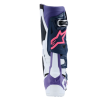 Cizme motocross ALPINESTARS TECH 10 WHIT/VIOLET/NAVY/PINK thumb