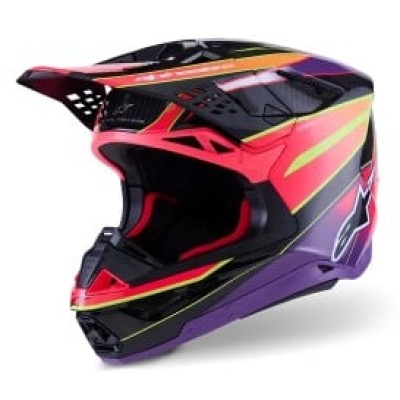 Casca motocross  ALPINESTARS SM10 ERA PINK/VIO/YL