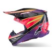Casca motocross  ALPINESTARS SM10 ERA PINK/VIO/YL thumb
