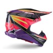 Casca motocross  ALPINESTARS SM10 ERA PINK/VIO/YL thumb