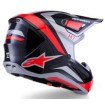 Cizme motocross ALPINESTARS SM7 RISE BLK/RD/SILV thumb