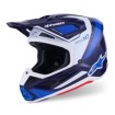 Casca motocross ALPINESTARS SM7 RISE BLUE/WHITE thumb
