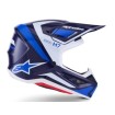 Casca motocross ALPINESTARS SM7 RISE BLUE/WHITE thumb