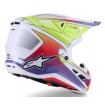 Casca motocross  ALPINESTARS SM7 FUSE WHT/YL/PU thumb