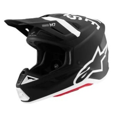 Casca motocross  ALPINESTARS SM7 DASHER BLK/WHT