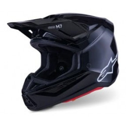 Casca motocross  ALPINESTARS SM7 BLACK-GLOSS