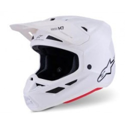 Casca motocross  ALPINESTARS SM7 WHITE-GLOSS