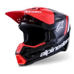 Casca motocross  ALPINESTARS SM3 RADIUM BLK/RED/WH