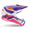 Casca motocross ALPINESTARS SM3 HEAT WHT/PU/PINK Casca motocross ALPINESTARS SM3 HEAT WHT/PU/PINK thumb