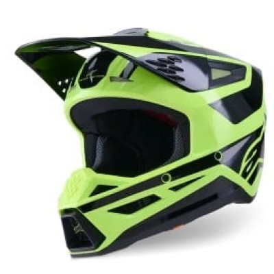 Casca motocross  ALPINESTARS SM3 HEAT YEL/BLACK