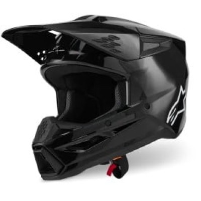 Casca motocross  ALPINESTARS SM3 BLACK-GLOSS