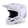 Casca motocross ALPINESTARS SM3 WHITE-GLOSS