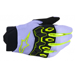Mănuși motocross pentru copii ALPINESTARS FULL BORE V2 PURPLE/YELLOW