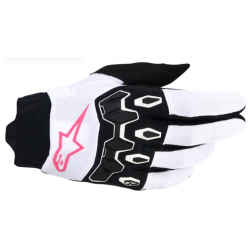 Mănuși  motocross pentru femei  ALPINESTARS FULL BORE V2 WHITE/PINK/BLACK