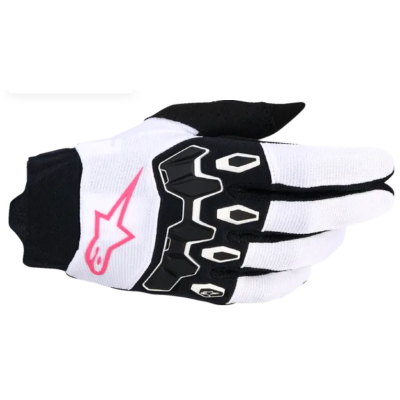 Mănuși  motocross pentru femei  ALPINESTARS FULL BORE V2 WHITE/PINK/BLACK