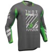 Bluza motocross  THOR LAUNCHMODE FUTURA CHAR/GRN thumb