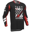 Bluza motocross  THOR LAUNCHMODE FUTURA BLK/RED thumb