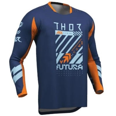 Bluza motocross THOR LAUNCHMODE FUTURA NV/ORG Bluza motocross THOR LAUNCHMODE FUTURA NV/ORG
