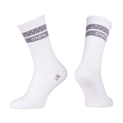 Șosete pentru ciclism O'NEAL MTB PERFORMANCE SOLID WHITE