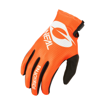Mănuși motocross O'NEAL MATRIX STACKED ORANGE/WHITE
