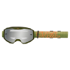 Ochelari motocross  O'NEAL B-10 STRIPED GREEN/ORANGE - SILVER MIRROR