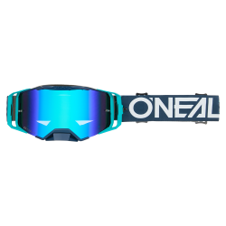 Ochelari motocross O'NEAL B-33 HEXA BLUE - RADIUM BLUE