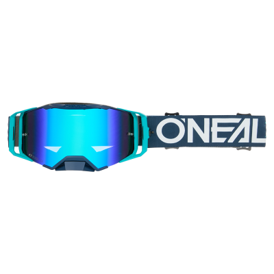 Ochelari motocross O'NEAL B-33 HEXA BLUE - RADIUM BLUE