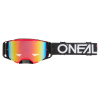 Ochelari motocross  O'NEAL B-33 HEXA BLACK/RED - RADIUM RED