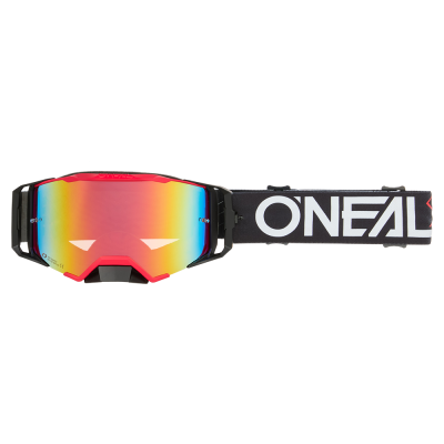 Ochelari motocross  O'NEAL B-33 HEXA BLACK/RED - RADIUM RED