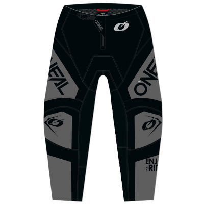 Pantaloni motocross pentru copii O'NEAL ELEMENT RACEWEAR BLACK/GRAY