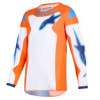  Bluza motocross pentru copii Alpinestars FLUID GRID ORAN/BLUE