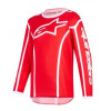  Bluza motocross pentru copii Alpinestars FLUID APEX RED/WHITE