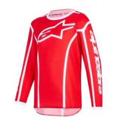  Bluza motocross pentru copii Alpinestars FLUID APEX RED/WHITE