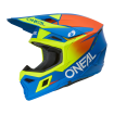 Casca motocross  O'NEAL 3SERIES SOLID BLUE/NEON  thumb