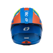 Casca motocross  O'NEAL 3SERIES SOLID BLUE/NEON  thumb