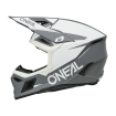 Casca motocross  O'NEAL 3SERIES SOLID WHITE/BLACK thumb