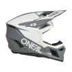 Casca motocross  O'NEAL 3SERIES SOLID WHITE/BLACK thumb