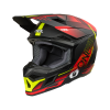 Casca motocross  O'NEAL 3SERIES HAZE BLACK/RED/NEON YELLOW