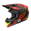 Casca motocross  O'NEAL 3SERIES HAZE BLACK/RED/NEON YELLOW thumb