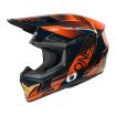 Casca motocross  O'NEAL 3SERIES HAZE BLUE/ORANGE/GOLD thumb