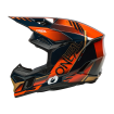 Casca motocross  O'NEAL 3SERIES HAZE BLUE/ORANGE/GOLD thumb