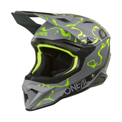 Casca  O'NEAL 1SERIES SPLASH GRAY/NEON YELLOW