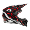 Casca  O'NEAL 1SERIES SPLASH BLACK/RED thumb