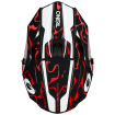 Casca  O'NEAL 1SERIES SPLASH BLACK/RED thumb