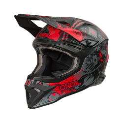 Casca  O'NEAL 1SERIES VIBRANT BLACK/RED