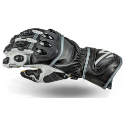 Manusi de piele  Lindstrands Bergby Black/White